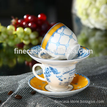 100CC Elegant Fine New Bone China Mini Colored Cup and Saucer of New Classic